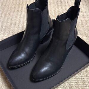 Thursday Boot Company Black Leather Chelsea Boots
